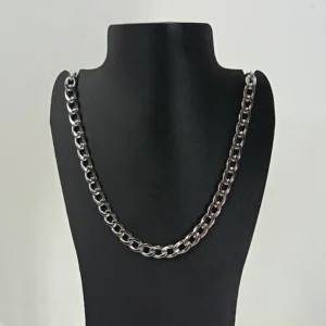 Collar Lomo de Corvina Plateado