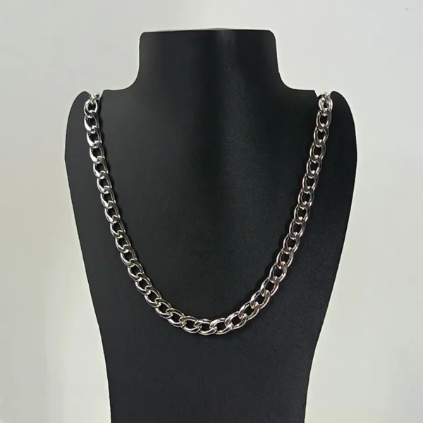 Collar Lomo de Corvina Plateado